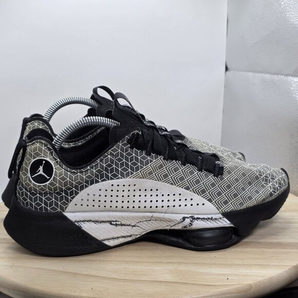 Mens Size 9 - Jordan Air Zoom Renegade Black White Sneakers Shoes Nike - Picture 3 of 11